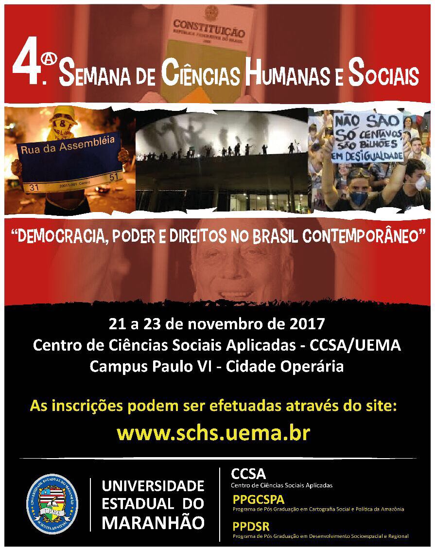 4º SEMANA DE CIÊNCIAS HUMANAS E SOCIAIS